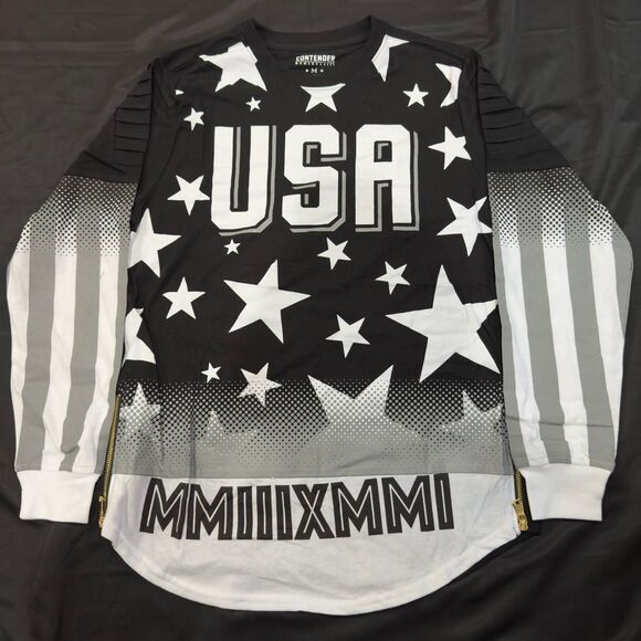Contender USA Graphic Long Sleeve T-Shirt - Picture 1 of 5
